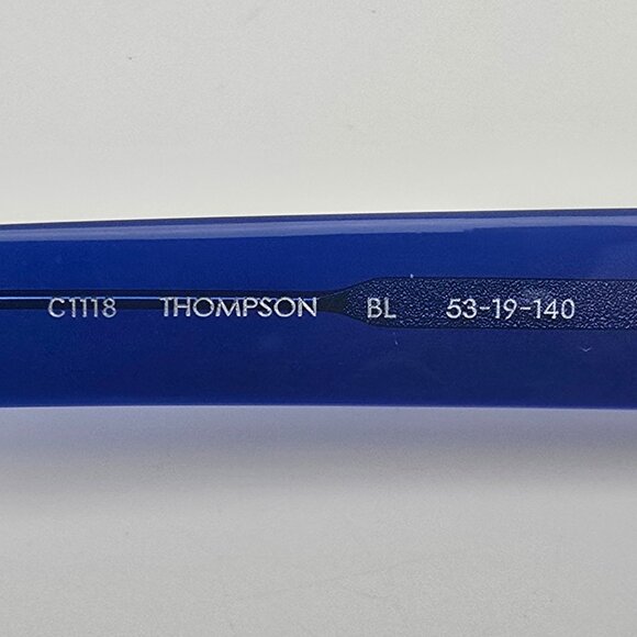 Colors in Optics Sanford Hutton Thompson Cobalt Blue Eyeglasses Frame w/ Case - Picture 10 of 15